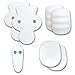 Champro Set with Sliding Snaps, 7 Piece (Youth),white