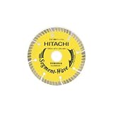日立工機 ダイヤモンドカッター(ダイヤモンドホイール) 波形セグメント イエロー (0032-4707)