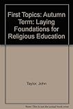 Autumn term : laying foundations for religious education