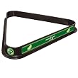 Trademark Bud Light Lime Billiard Ball Triangle Rack, Black