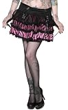 Living Dead Souls ZEBRA TIER SKIRT in Choice of Colors