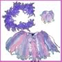 Glamorous Lavender Dress Up Set with Boa (3pc)