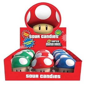 Bonbons nintendo champignons super mario bros, cadeau geek