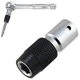 Bit Adapter - 1/4" to 1/4" - Turn Any Ratchet Into a Driver! Now with Quick-Change