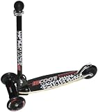 Enlarge toy image: iScoot Pro Joystick Kickboard Mini Micro Scooter for Boys / Girls / Children - Black -  preschool activity for young kids