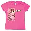 Kurt Cobain - Striped Sweater Ladies Fitted T-Shirt Nirvana