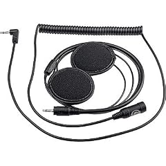 Helm Dual Lautsprecher / Kopfh�rer mit 3,5mm Klinkenanschluss f�rs Motorrad passend zu Apple iPhone, iPhone 3G, iPhone 3Gs, iPhone 4 / 4G und iPod