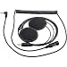 Helm Dual Lautsprecher / Kopfh�rer mit 3,5mm Klinkenanschluss f�rs Motorrad passend zu Apple iPhone, iPhone 3G, iPhone 3Gs, iPhone 4 / 4G und iPod
