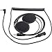 Helm Dual Lautsprecher / Kopfhörer mit 3,5mm Klinkenanschluss fürs Motorrad passend zu Apple iPhone, iPhone 3G, iPhone 3Gs und iPod - inkl. Original arcotec Schlüsselband