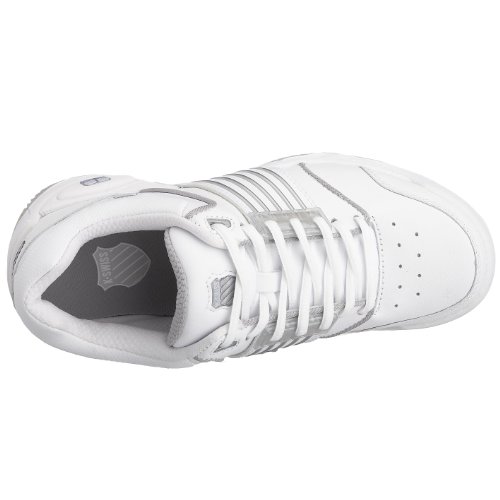 Kswiss Women's Accomplish white/silver Tennis Shoe 91805-147-M 5 UK