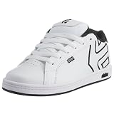 Etnies Youth Kids Fader Skateboarding Shoe White/White/Black 4301000043 2 UK