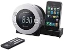 Sony ICF-C7IP Clock Radio for iPod and iPhone with Hidden Sliding Dock Tray