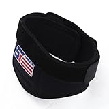 Black Sports Knee Patella Kneecap Elastic Compression Brace Support Wrap Strap