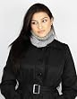 Handmade Lightweight Alpaca Natural Fiber Neckwarmer - Cottage Gray II (100% Knitted By Hand) Handmade Lightweight Alpaca Natural Fiber Neckwarmer - Cottage Gray II (100% Knitted By Hand)