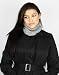 Handmade Lightweight Alpaca Natural Fiber Neckwarmer - Cottage Gray II (100% Knitted By Hand)