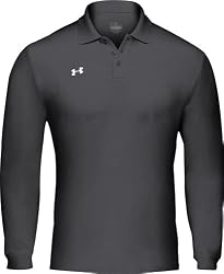 Men's UA Performance Team Longsleeve Golf Polo Tops by Under Armour