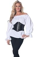 SC88523 Renaissance Pirate Chemise Shirt Medieval Peasant Wench Blouse