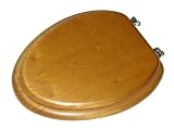 Tools & Hardware : Foremost TSWVG0030 Toilet Seat with Microban Protection and Chrome Hinges, Elongated, Oak