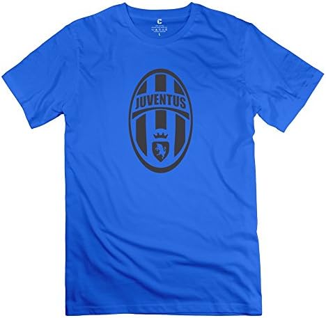 JIEN Men's 2015 JFC Juventus Distressed Logo Fleece T-shirt S RoyalBlue