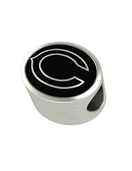 Chicago Bears NFL Jewelry and Bead Fits Most European Style Bracelets. High Quality Bead in Stock for Immediate Shipping
