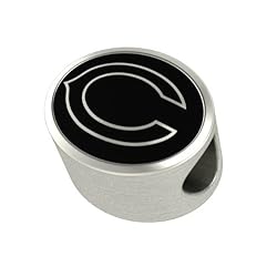 Chicago Bears NFL Jewelry and Bead Fits Most European Style Bracelets. High Quality Bead in Stock for Immediate Shipping