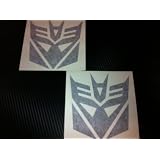 1 Pair of Decepticons Transformers Racing Decal Sticker (New) Black Size 5''x4.7'' by ISAD