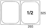 Produkt-Bild: Contacto GN-Deckel 1/2, Polypropylen f&uuml;r CNT05512065, CNT05512100, CNT05512150 und CNT05512200