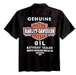 Harley-Davidson&reg; Men's Short-sleeve Oil Can Garage Shirt. Printed vintage style graphics on left chest and on back. 99049-09VM
