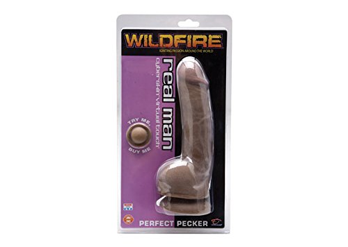 Wildfire cyberskin perfect pecker, cinnamon