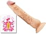 My Ultimate Dream Lover Boyfriend 8" Dildo Vibrator Sex Toy & Original Artwork Chinese Love Spell Symbol Pocket Card Gift Set
