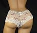 Womens Sexy Soft Stretch Lace Low Rise Boyshorts - Runs Small - L Size 8 - 10