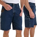 Riggs Mens Denim WorkHorse Shorts Big and Tall - Antique Indigo