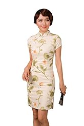 Gathered Cotton/Linen  Dress