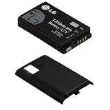 OEM LG Extended Capacity 1500 mah Battery and Cover Door for Verizon Wireless Dare VX9700 (BLACK)