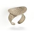 Sterling Silver Texture Ring with Snakeskin Patterns #7517 SR OLR