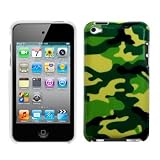 Green Camouflage Hard Case / Cover / Shell for Apple iPod Touch 4 / 4G / 4th Gen