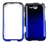 HTC FreeStyle Two Tones, Black and Blue Hard Case/Cover/Faceplate/Snap On/H ....