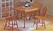 Kitchen & Housewares : Oak Finish 5 PIECE WOOD DINING SET - Table and 4 Chairs