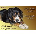 Metall - Warnschild Gro�er Schweizer Sennenhund