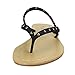 Sandalup Women's Strappy Thong Sandals with Rivets
