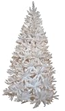 Good Tidings Vail Artificial Prelit White Christmas Tree 9 Feet Tall