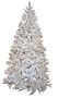 Good Tidings Vail Artificial Prelit 4-1/2 Feet Tall White Christmas Tree