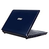 MSI Wind U123-001US 10.2-Inch Blue Netbook - 6 Cell Battery