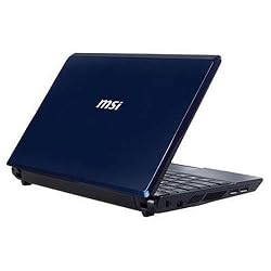 MSI Wind U123-001US 10.2-Inch Blue Netbook - 6 Cell Battery