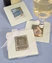 144 Sets Glass Photo Coasters For Wedding, Bridal Shower, Anniversaries and Event Favors each Giftboxed