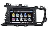 Rupse Auto DVD Player mit GPS-Navigation und 8'' HD-Touchscreen und Bluetooth für KIA K5 & 2011 OPTIMA