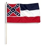 Mississippi Flag 12 x 18 inch