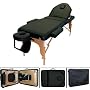 New Black Tilt 3" Foam Portable Massage Table Salon Tattoo Spa