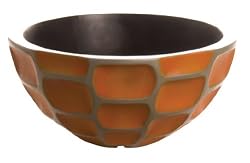 Laguna Urban Water Garden Bowl, Orange Honeycomb