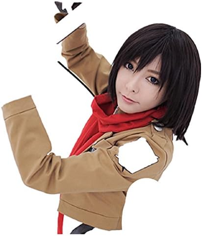 Attack On Titan Mikasa Ackerman Cosplay wig FTT